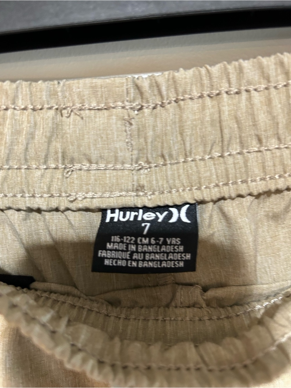 2 Pairs of Kids Casual Shorts Blue and Tan - Picture 4 of 8